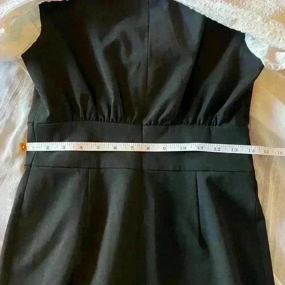 Laria Collection Women Dress Black-and-white Color Pockets Zip-Up Back Size 8 - Picture 13 of 15